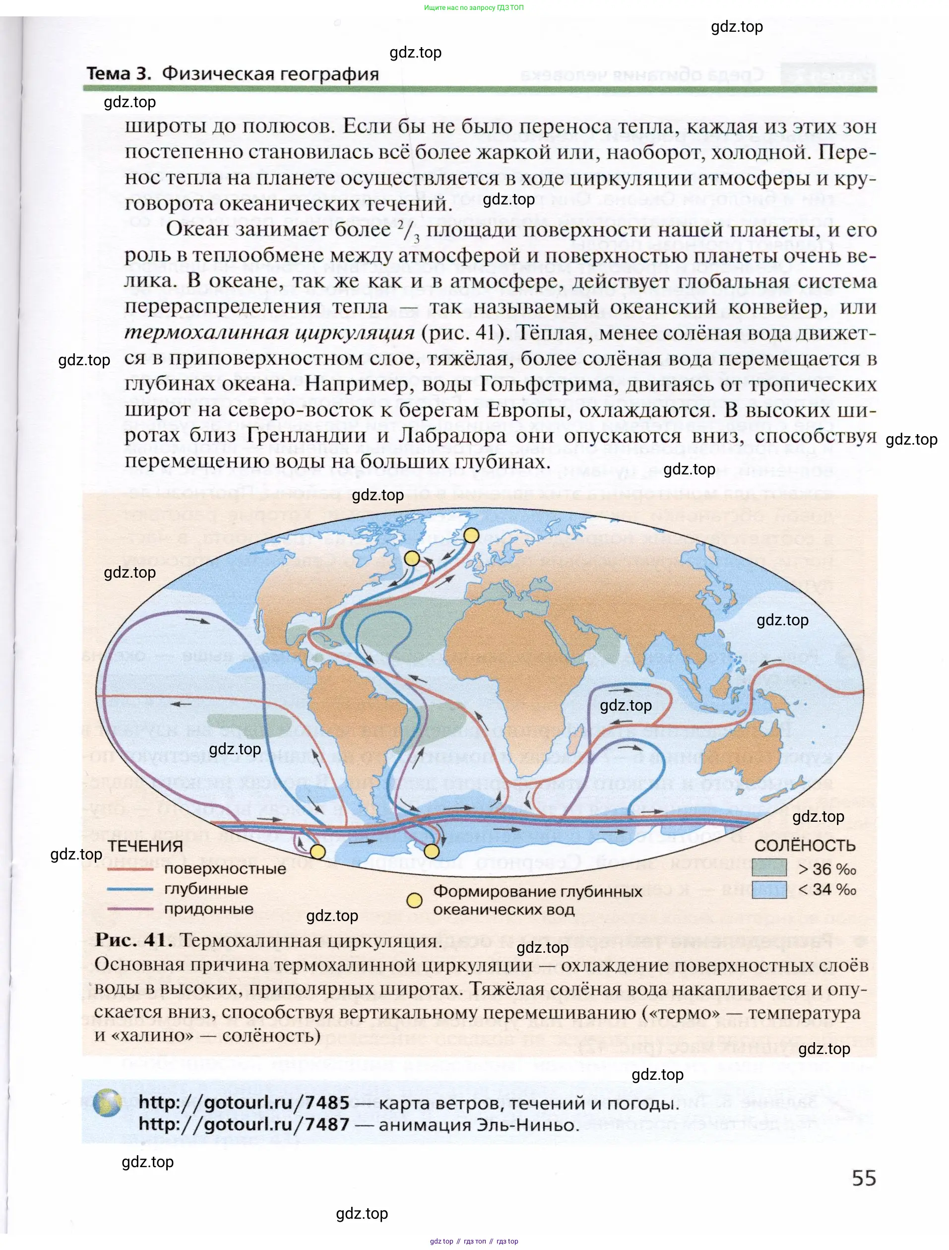 География, 10 класс Учебник, автор: Холина Вероника Николаевна, издательство Просвещение, Москва, 2019, белого цвета, страница 55