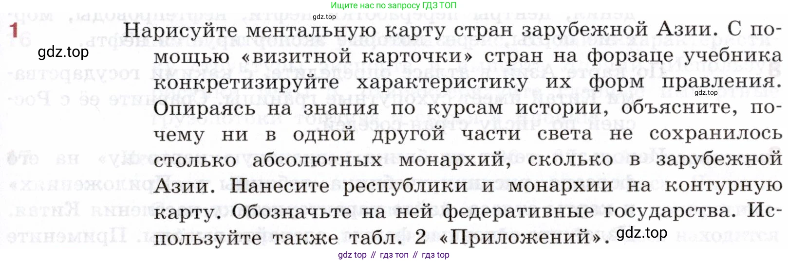 География, 10-11 класс Учебник, автор: Максаковский Владимир Павлович, издательство Просвещение, Москва, 2019, страница 277, номер 1, Условие