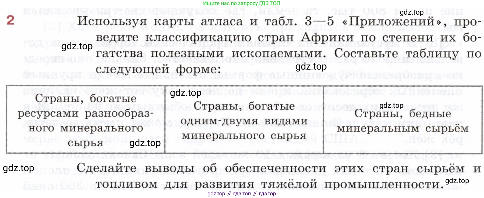 География, 10-11 класс Учебник, автор: Максаковский Владимир Павлович, издательство Просвещение, Москва, 2019, страница 300, номер 2, Условие