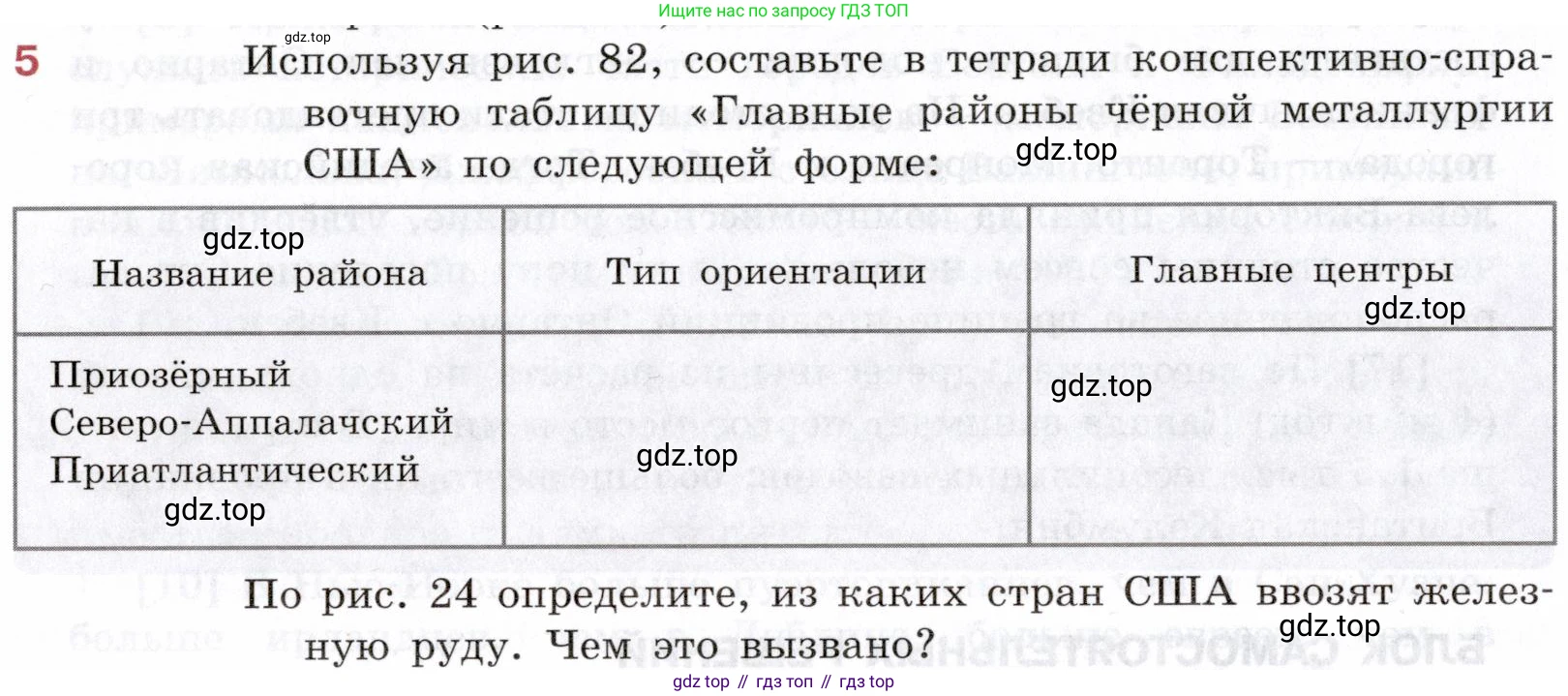 География, 10-11 класс Учебник, автор: Максаковский Владимир Павлович, издательство Просвещение, Москва, 2019, страница 332, номер 5, Условие