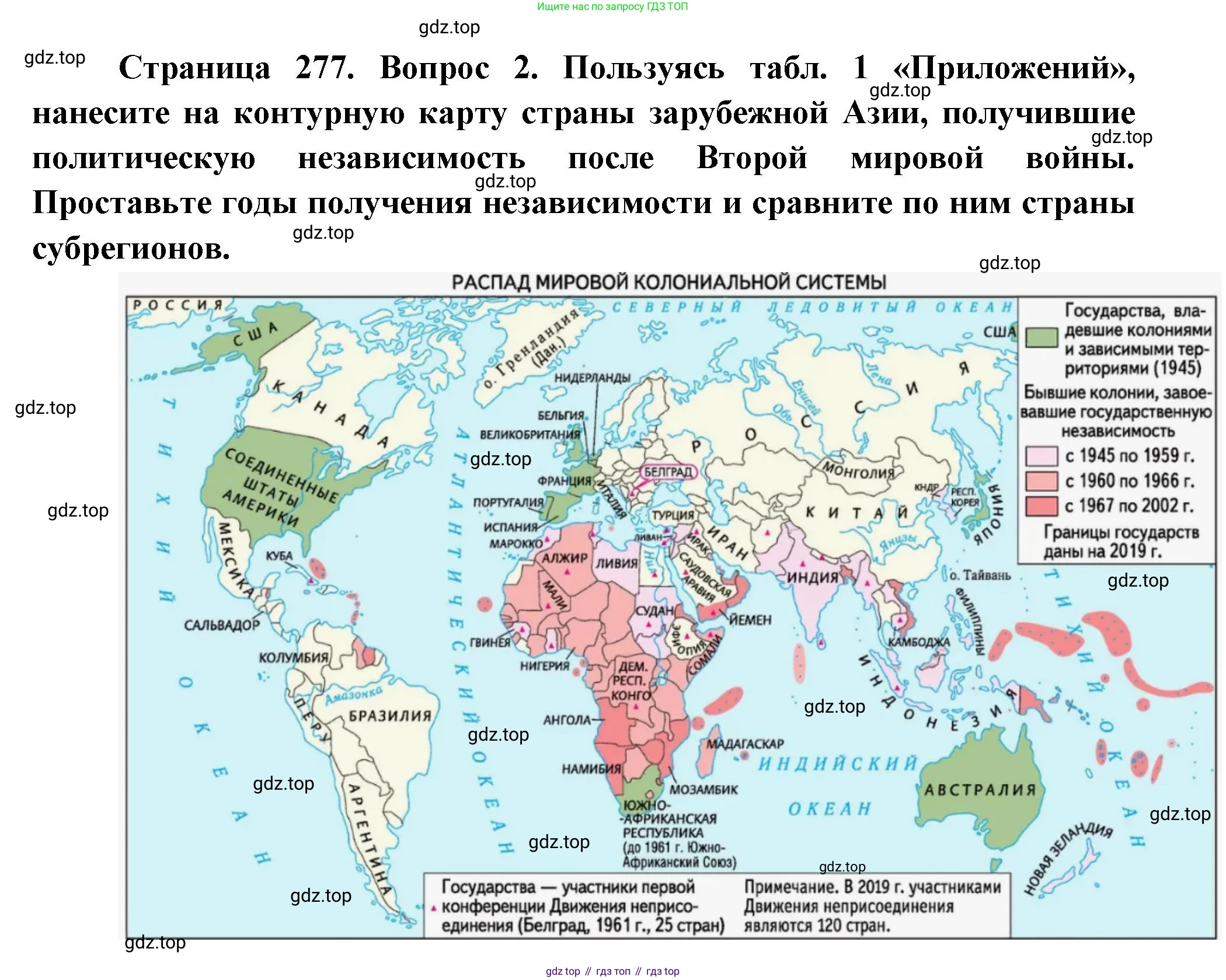 География, 10-11 класс Учебник, автор: Максаковский Владимир Павлович, издательство Просвещение, Москва, 2019, страница 277, номер 2, Решение