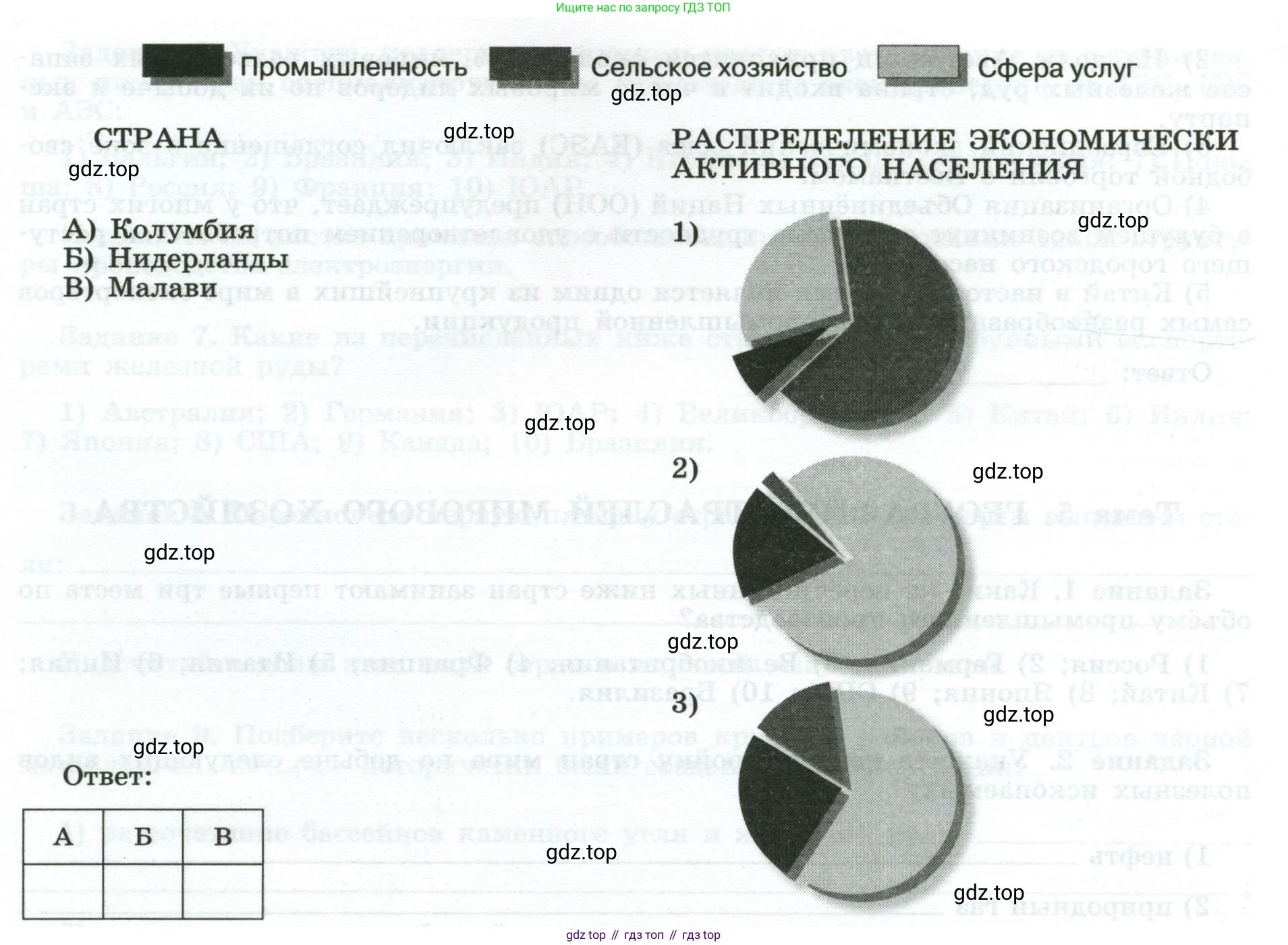 География, 10-11 класс рабочая тетрадь, авторы: Максаковский Владимир Павлович, Заяц Дмитрий Викторович, издательство Просвещение, Москва, 2019, страница 20, номер 12, Условие (продолжение 2)