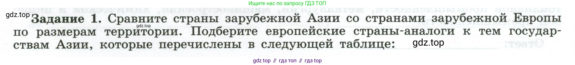 География, 10-11 класс рабочая тетрадь, авторы: Максаковский Владимир Павлович, Заяц Дмитрий Викторович, издательство Просвещение, Москва, 2019, страница 36, номер 1, Условие