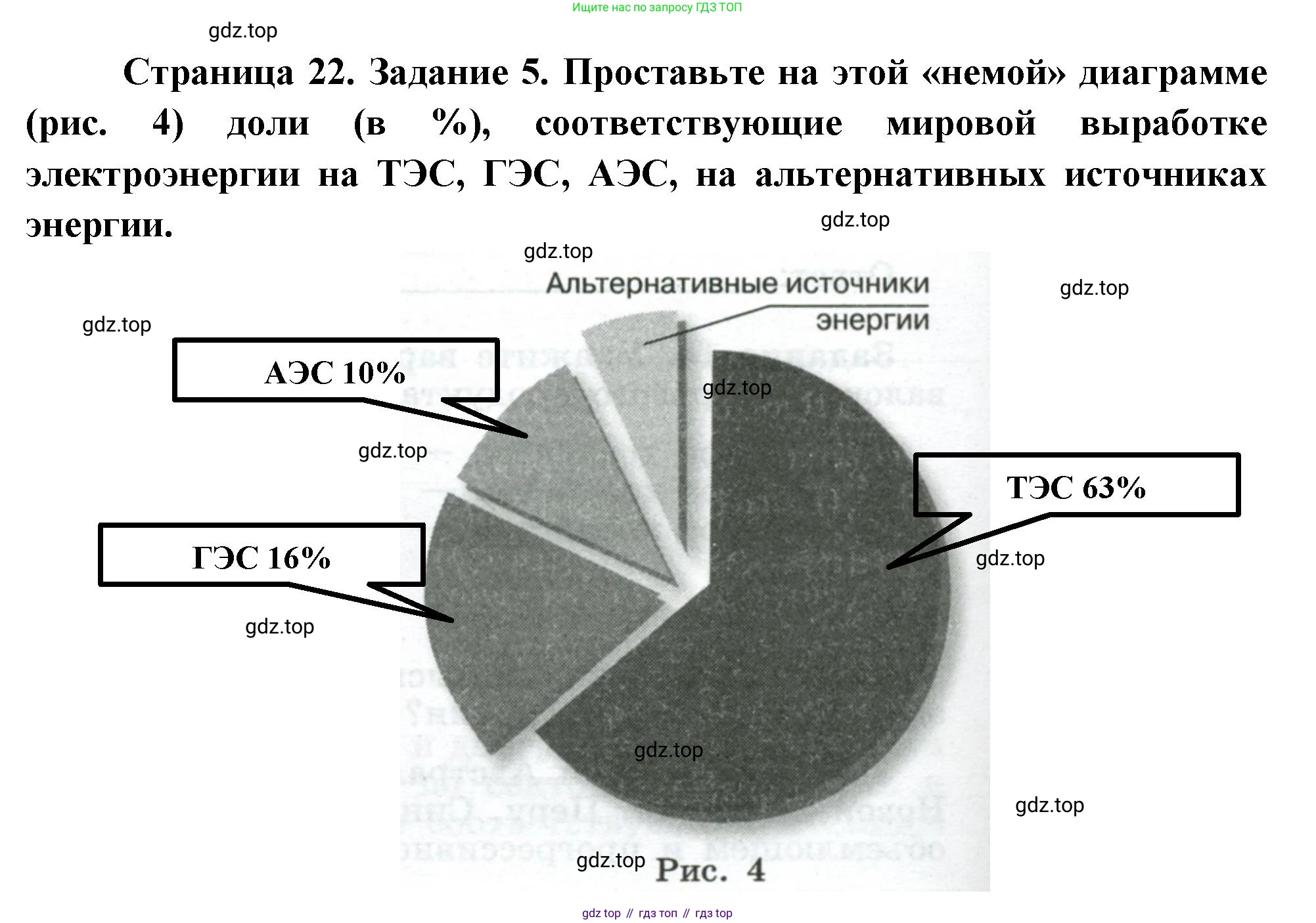 География, 10-11 класс рабочая тетрадь, авторы: Максаковский Владимир Павлович, Заяц Дмитрий Викторович, издательство Просвещение, Москва, 2019, страница 22, номер 5, Решение