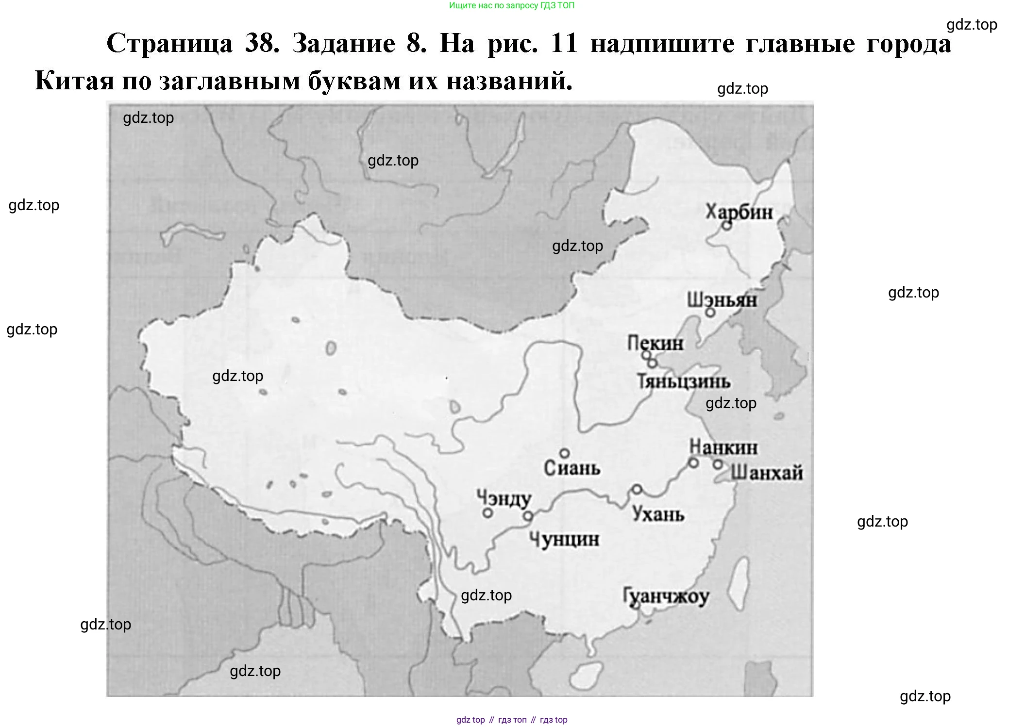 География, 10-11 класс рабочая тетрадь, авторы: Максаковский Владимир Павлович, Заяц Дмитрий Викторович, издательство Просвещение, Москва, 2019, страница 38, номер 8, Решение