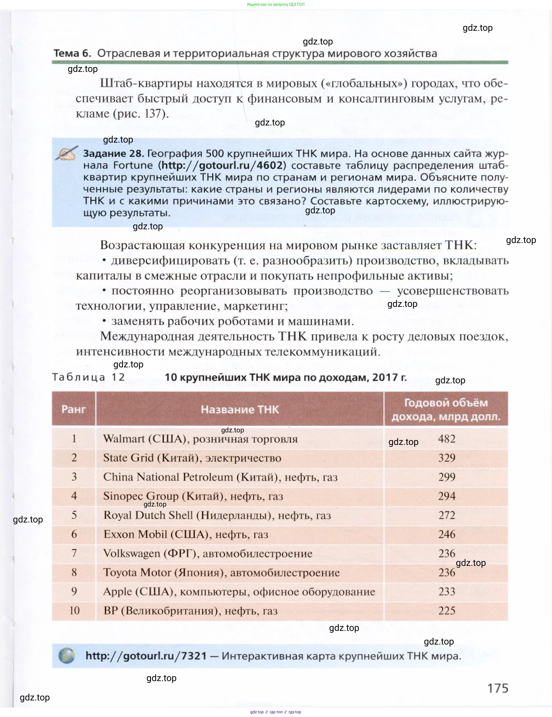 География, 11 класс Учебник, автор: Холина Вероника Николаевна, издательство Просвещение, Москва, 2019, белого цвета, страница 175
