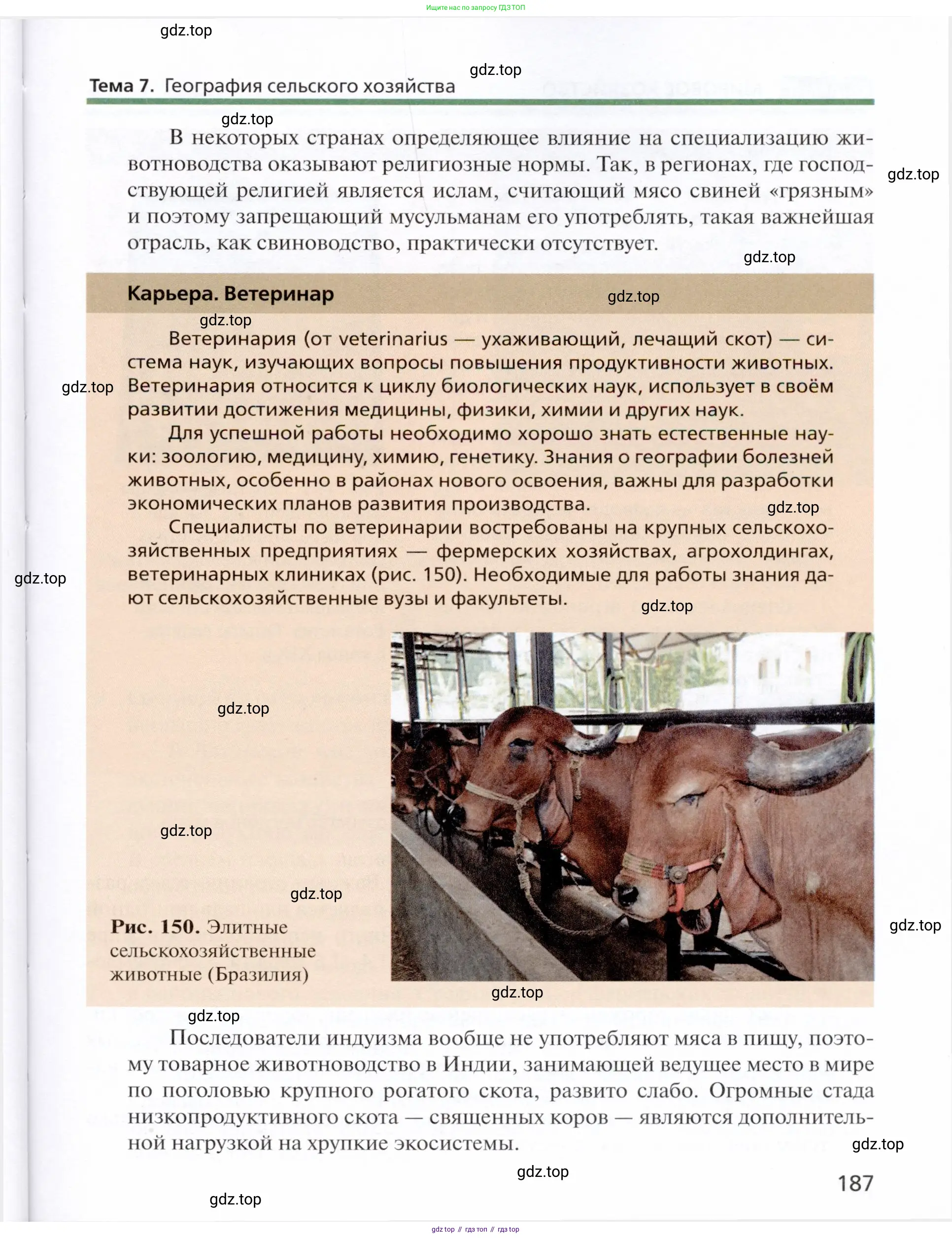 География, 11 класс Учебник, автор: Холина Вероника Николаевна, издательство Просвещение, Москва, 2019, белого цвета, страница 187