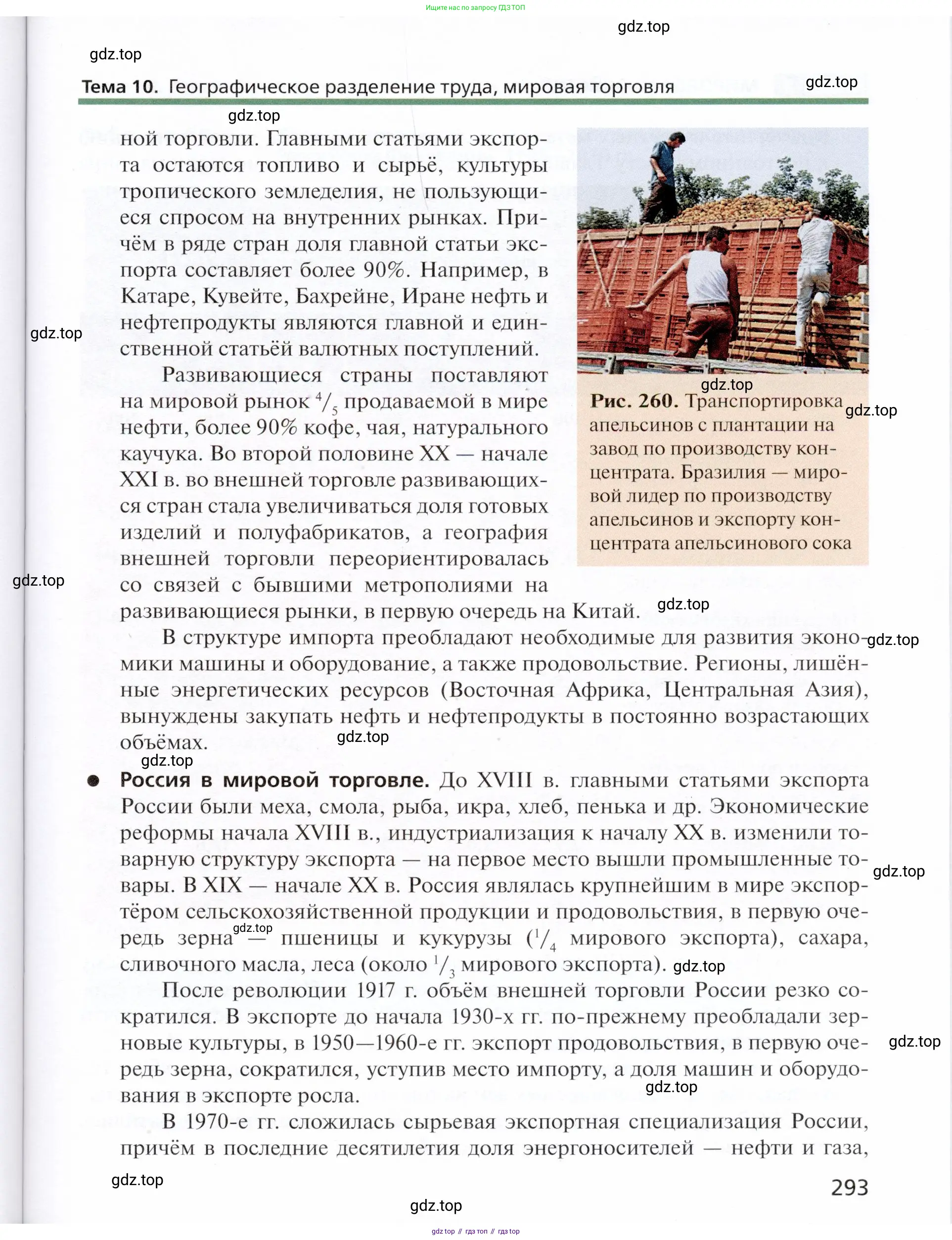 География, 11 класс Учебник, автор: Холина Вероника Николаевна, издательство Просвещение, Москва, 2019, белого цвета, страница 293