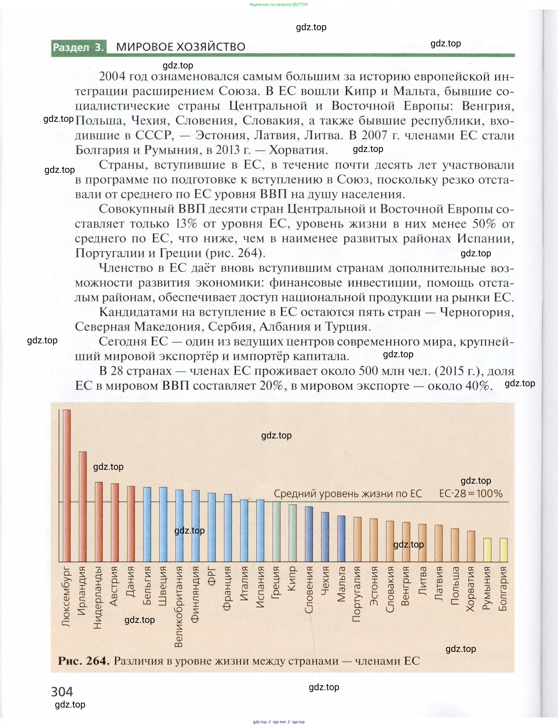 География, 11 класс Учебник, автор: Холина Вероника Николаевна, издательство Просвещение, Москва, 2019, белого цвета, страница 304