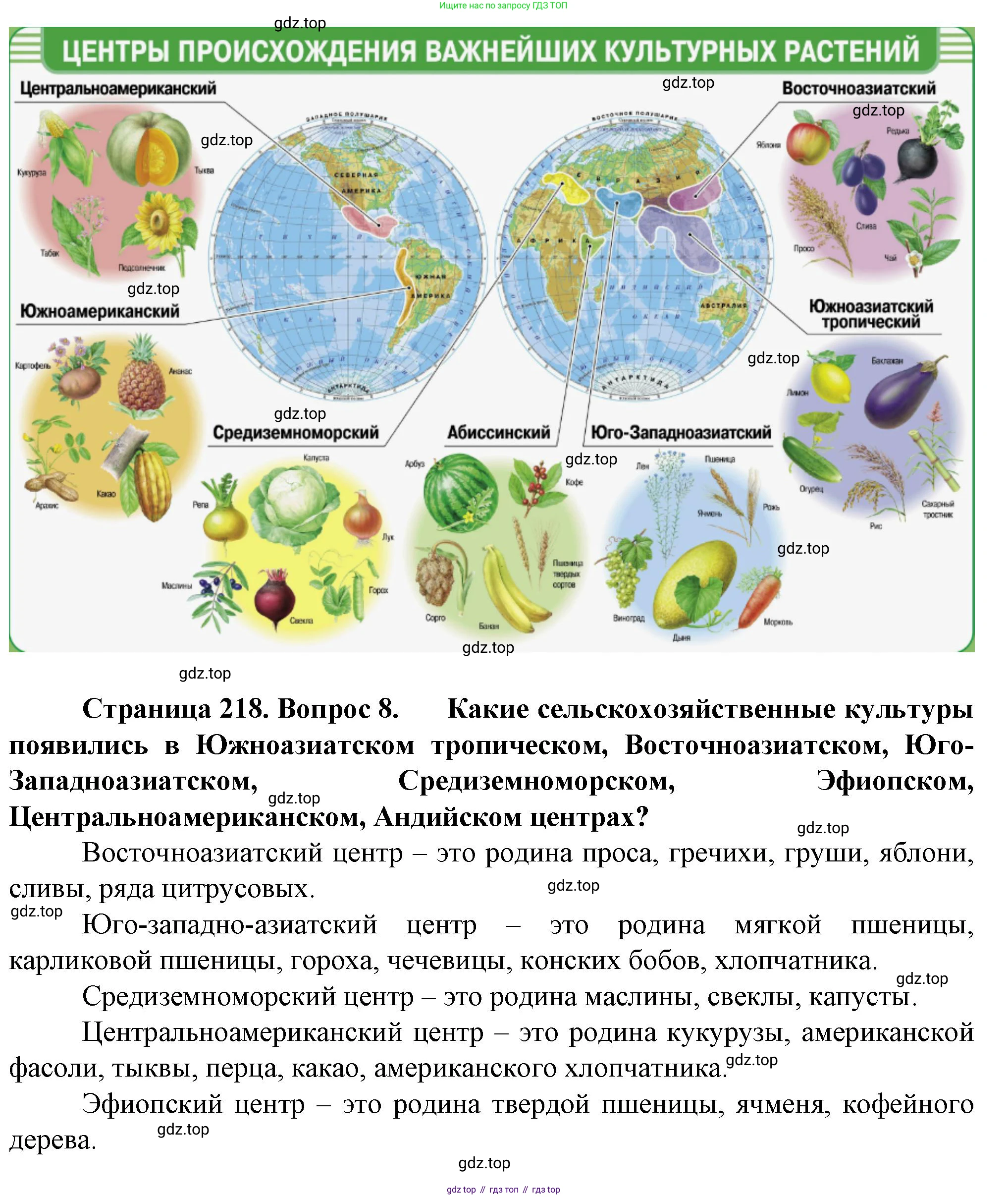 География, 11 класс Учебник, автор: Холина Вероника Николаевна, издательство Просвещение, Москва, 2019, белого цвета, страница 218, номер 8, Решение