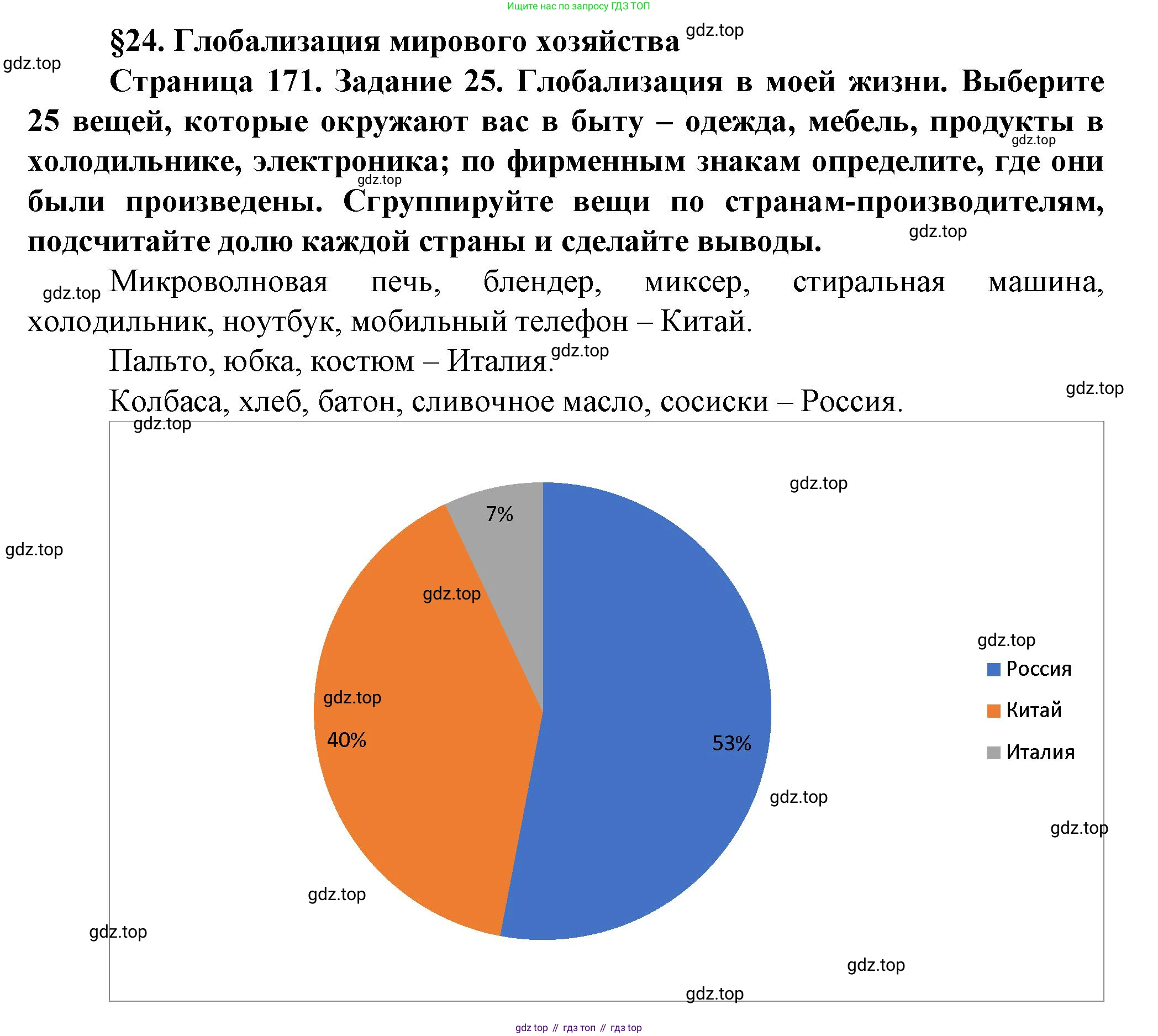 География, 11 класс Учебник, автор: Холина Вероника Николаевна, издательство Просвещение, Москва, 2019, белого цвета, страница 171, Решение