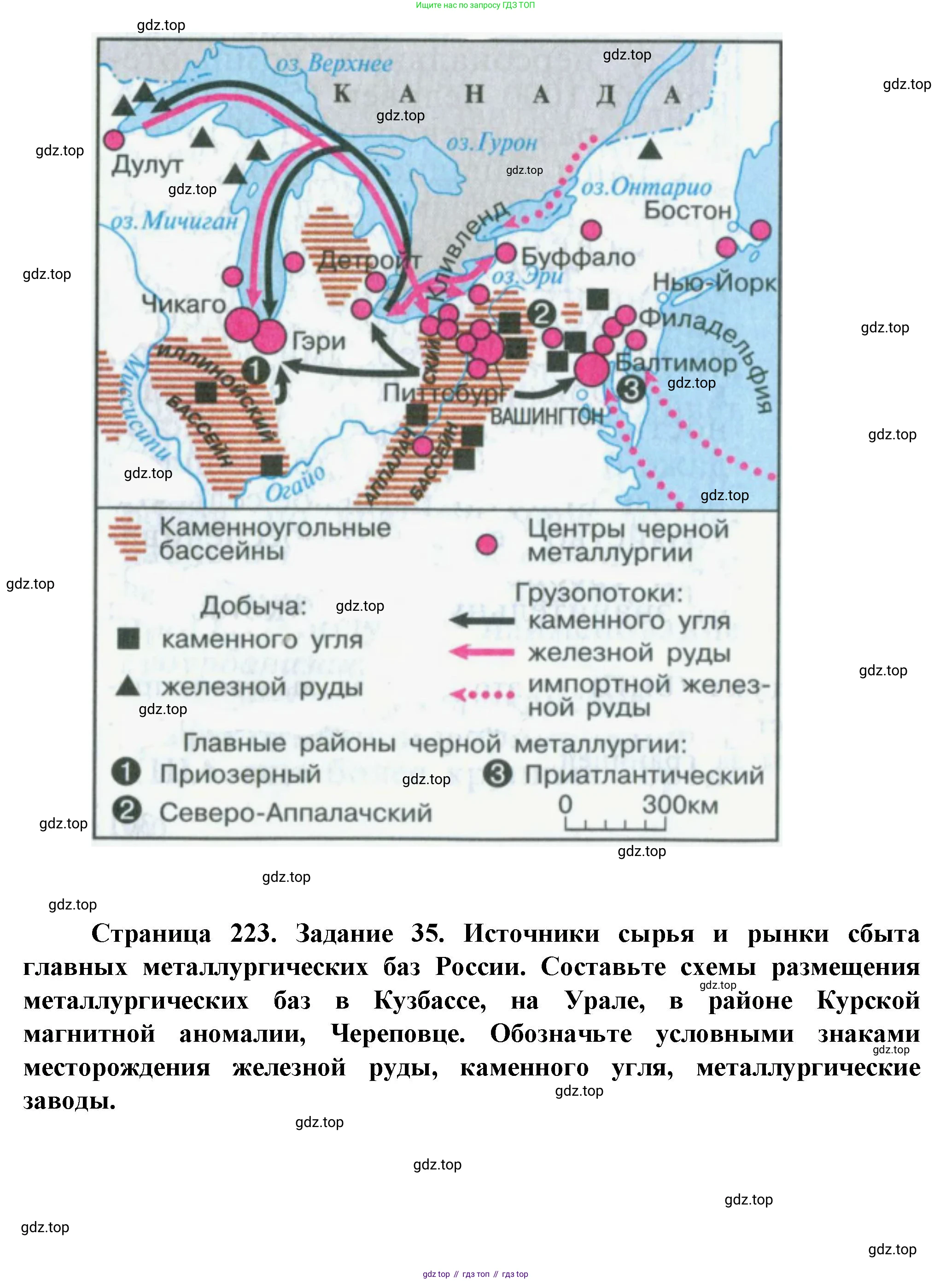 География, 11 класс Учебник, автор: Холина Вероника Николаевна, издательство Просвещение, Москва, 2019, белого цвета, страница 223, Решение