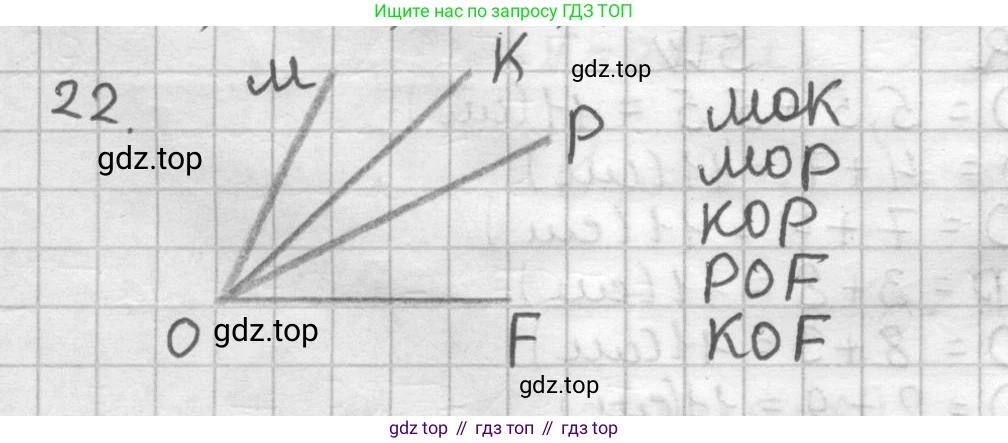 ГДЗ Геометрия, 7 класс Дидактические материалы, авторы: Мерзляк Аркадий Григорьевич, Полонский Виталий Борисович, Рабинович Ефим Михайлович, Якир Михаил Семёнович, издательство Просвещение, Москва, 2021, страница 7, номер 22, Решение