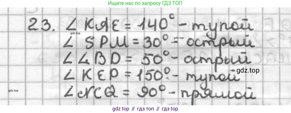 ГДЗ Геометрия, 7 класс Дидактические материалы, авторы: Мерзляк Аркадий Григорьевич, Полонский Виталий Борисович, Рабинович Ефим Михайлович, Якир Михаил Семёнович, издательство Просвещение, Москва, 2021, страница 79, номер 23, Решение