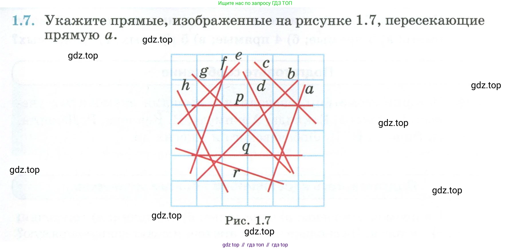 ГДЗ Геометрия, 7 класс Учебник, авторы: Смирнов Владимир Алексеевич, Туяков Есенкельды Алыбаевич, издательство Мектеп, Алматы, 2017, страница 9, номер 1.7, Условие