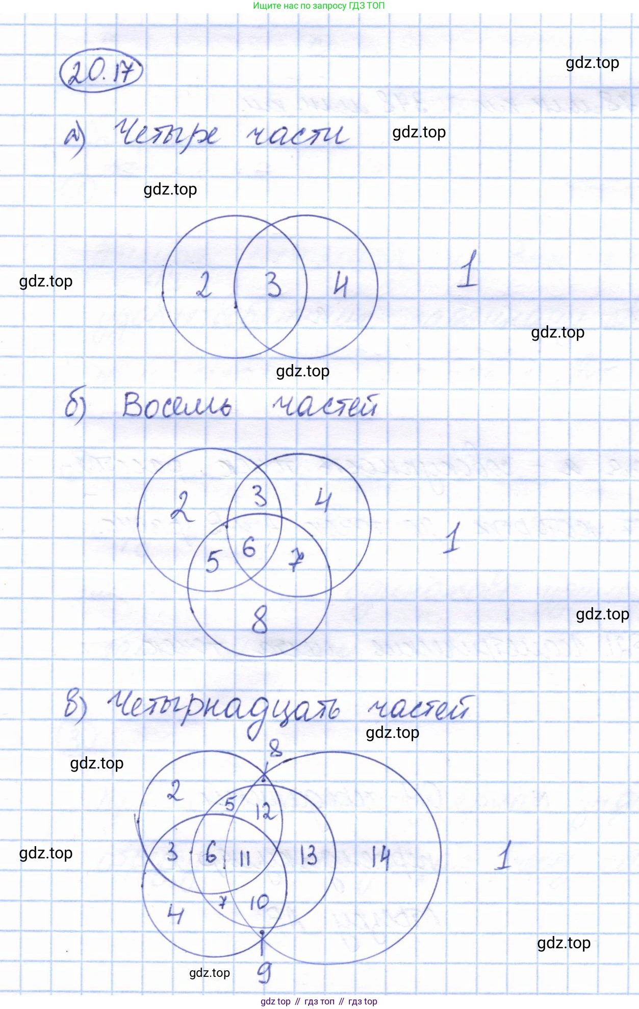 ГДЗ Геометрия, 7 класс Учебник, авторы: Смирнов Владимир Алексеевич, Туяков Есенкельды Алыбаевич, издательство Мектеп, Алматы, 2017, страница 118, номер 20.17, Решение