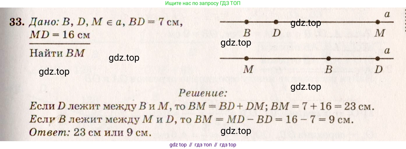 Геометрия, 7-9 класс Учебник, авторы: Атанасян Левон Сергеевич, Бутузов Валентин Фёдорович, Кадомцев Сергей Борисович, Позняк Эдуард Генрихович, Юдина Ирина Игоревна, издательство Просвещение, Москва, 2023, страница 18, номер 36, Решение 7
