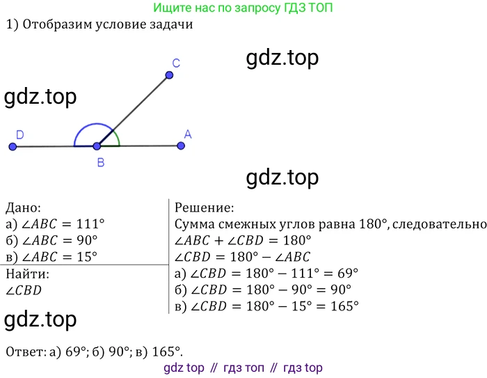 Геометрия, 7-9 класс Учебник, авторы: Атанасян Левон Сергеевич, Бутузов Валентин Фёдорович, Кадомцев Сергей Борисович, Позняк Эдуард Генрихович, Юдина Ирина Игоревна, издательство Просвещение, Москва, 2013 - 2022, страница 24, номер 58, Решение 2
