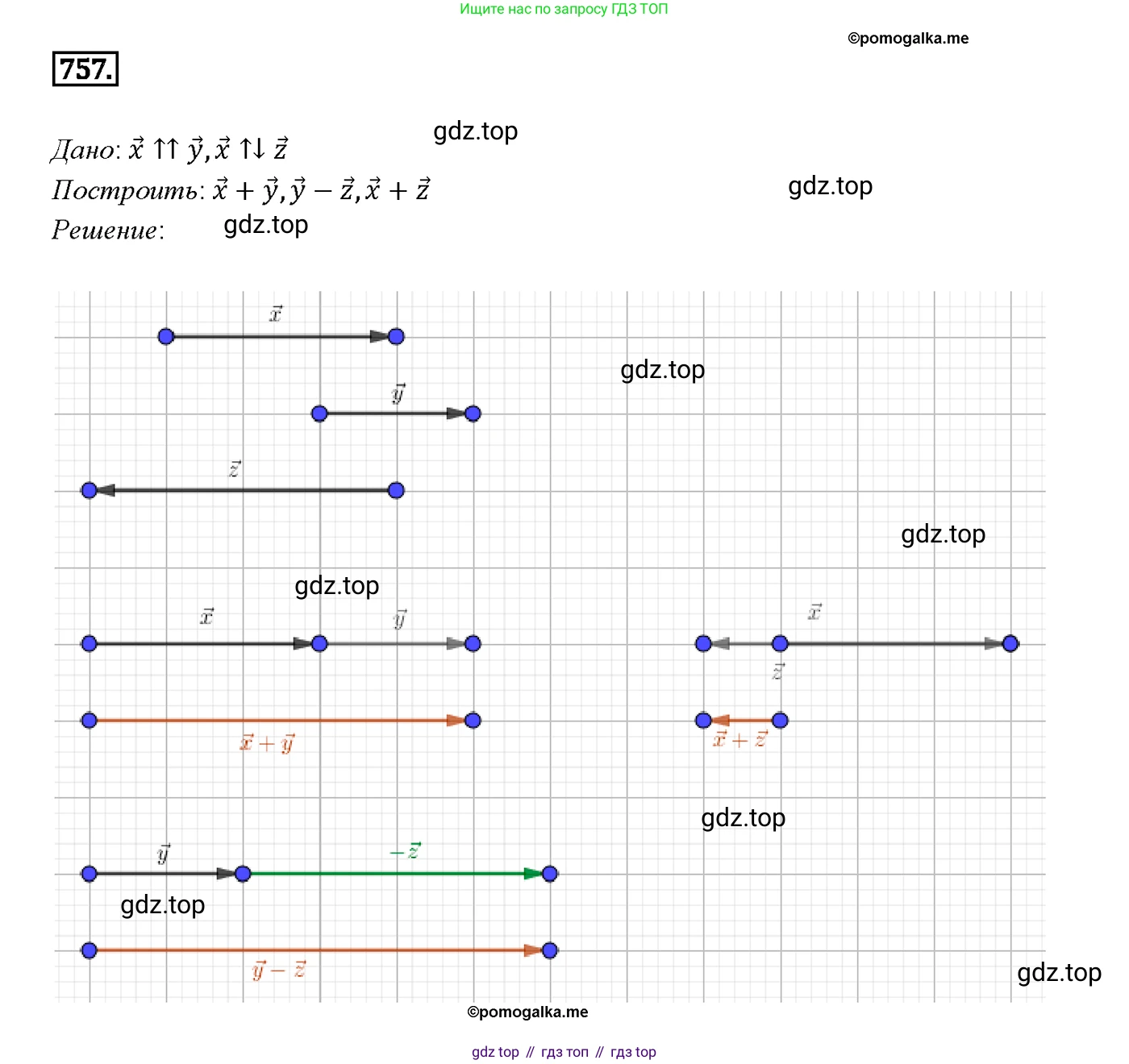 Геометрия, 7-9 класс Учебник, авторы: Атанасян Левон Сергеевич, Бутузов Валентин Фёдорович, Кадомцев Сергей Борисович, Позняк Эдуард Генрихович, Юдина Ирина Игоревна, издательство Просвещение, Москва, 2013 - 2022, страница 200, номер 757, Решение 4