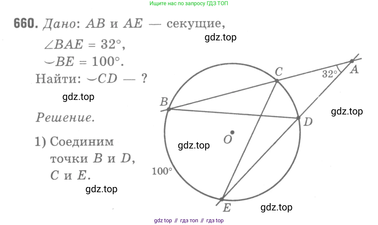 ГДЗ Геометрия, 7-9 класс Учебник, авторы: Атанасян Левон Сергеевич, Бутузов Валентин Фёдорович, Кадомцев Сергей Борисович, Позняк Эдуард Генрихович, Юдина Ирина Игоревна, издательство Просвещение, Москва, 2013 - 2022, страница 171, номер 660, Решение 9