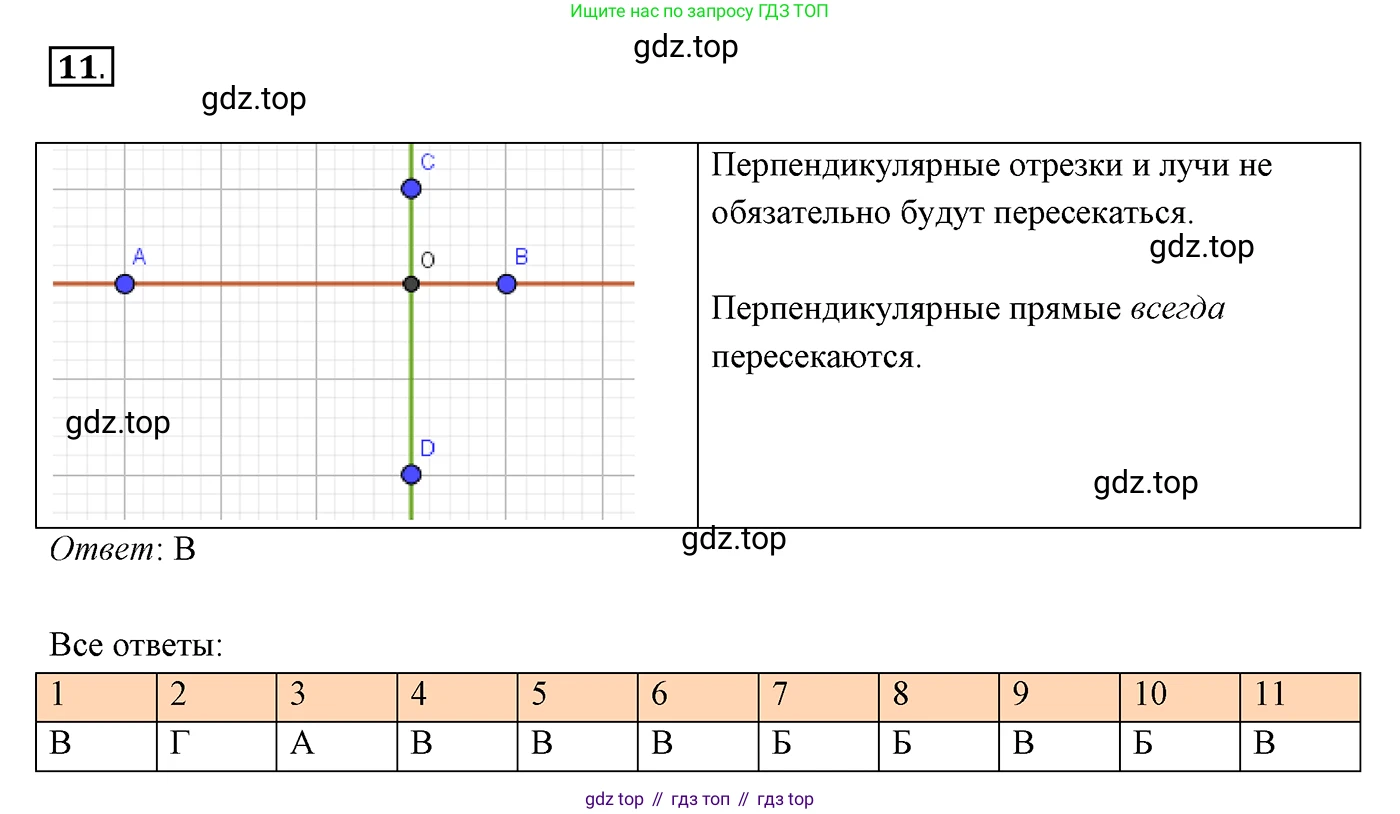 ГДЗ Геометрия, 7 класс Учебник, авторы: Мерзляк Аркадий Григорьевич, Полонский Виталий Борисович, Якир Михаил Семёнович, издательство Просвещение, Москва, 2023, оранжевого цвета, страница 48, номер 11, Решение 3 (2023)