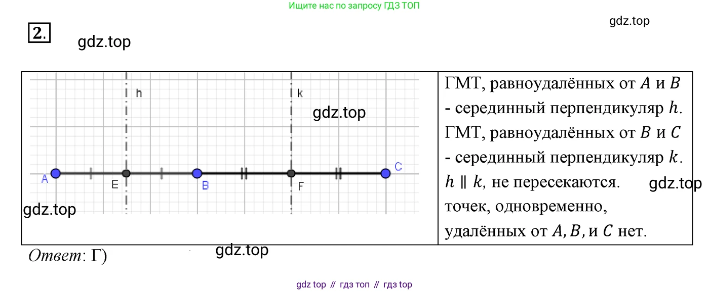 ГДЗ Геометрия, 7 класс Учебник, авторы: Мерзляк Аркадий Григорьевич, Полонский Виталий Борисович, Якир Михаил Семёнович, издательство Просвещение, Москва, 2023, оранжевого цвета, страница 180, номер 2, Решение 3 (2023)