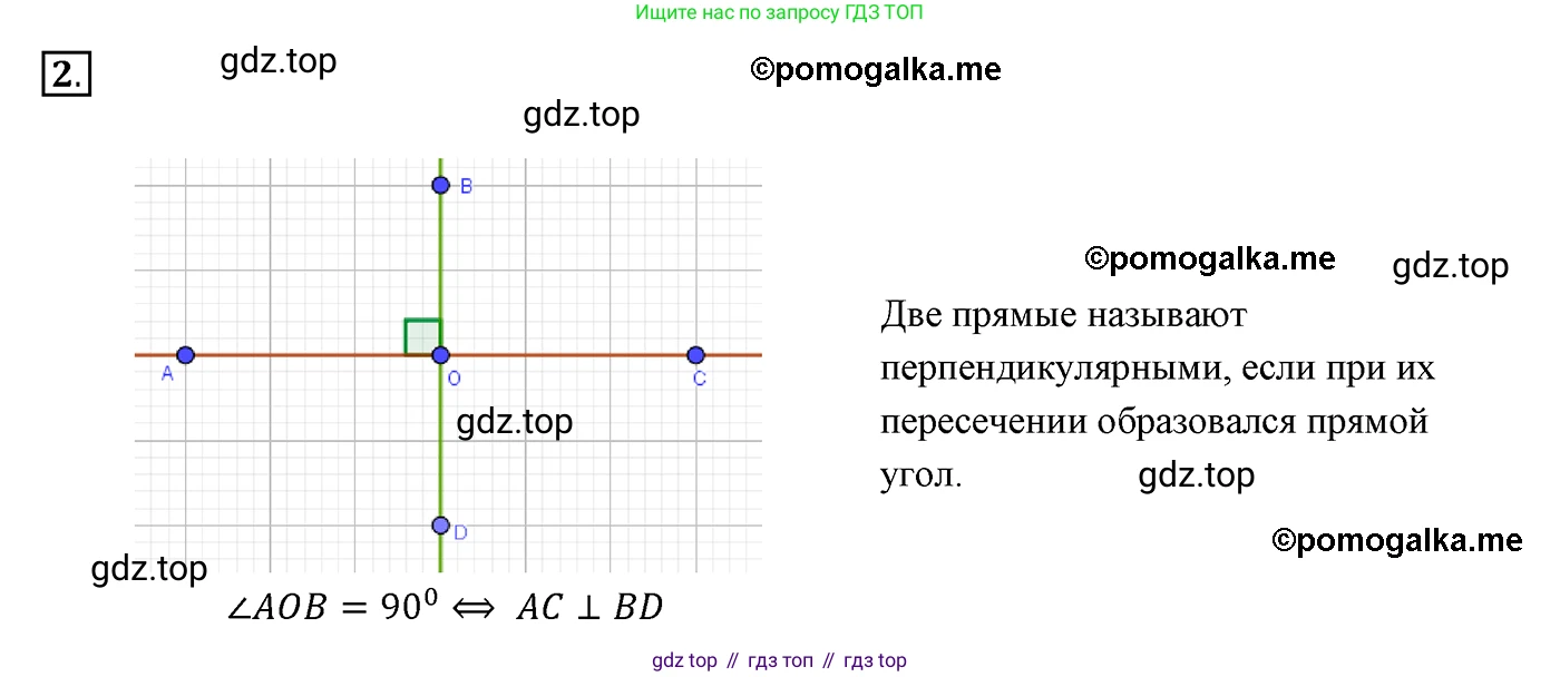 ГДЗ Геометрия, 7 класс Учебник, авторы: Мерзляк Аркадий Григорьевич, Полонский Виталий Борисович, Якир Михаил Семёнович, издательство Просвещение, Москва, 2023, оранжевого цвета, страница 39, номер 2, Решение 3 (2015-2022)