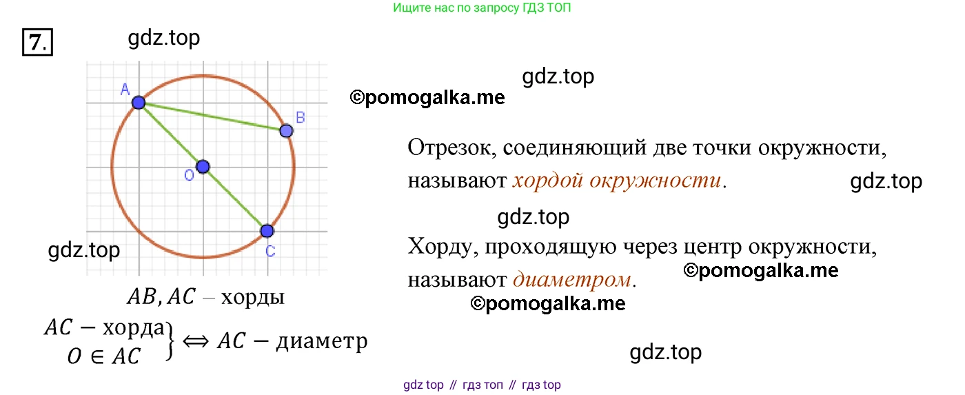 ГДЗ Геометрия, 7 класс Учебник, авторы: Мерзляк Аркадий Григорьевич, Полонский Виталий Борисович, Якир Михаил Семёнович, издательство Просвещение, Москва, 2023, оранжевого цвета, страница 144, номер 7, Решение 3 (2015-2022)
