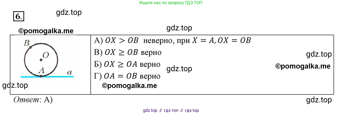 ГДЗ Геометрия, 7 класс Учебник, авторы: Мерзляк Аркадий Григорьевич, Полонский Виталий Борисович, Якир Михаил Семёнович, издательство Просвещение, Москва, 2023, оранжевого цвета, страница 180, номер 6, Решение 3 (2015-2022)