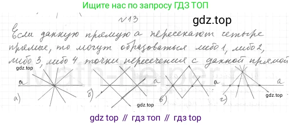 ГДЗ Геометрия, 7 класс Учебник, авторы: Мерзляк Аркадий Григорьевич, Полонский Виталий Борисович, Якир Михаил Семёнович, издательство Просвещение, Москва, 2023, оранжевого цвета, страница 13, номер 13, Решение 4 (2015-2022)