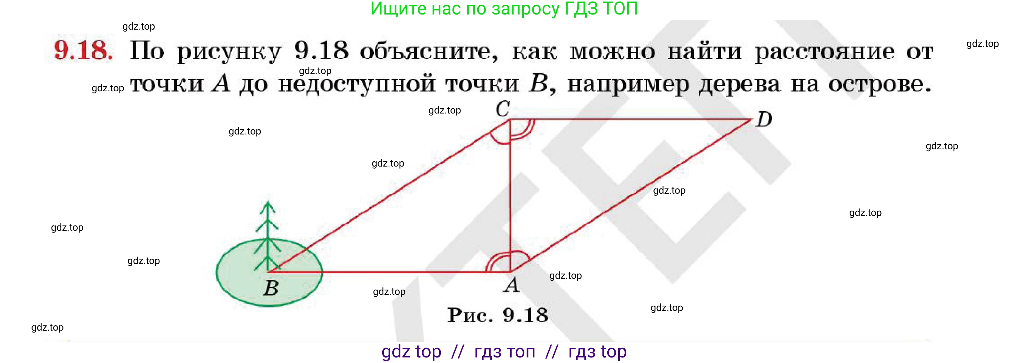 Геометрия, 7 класс Учебник, авторы: Смирнов Владимир Алексеевич, Туяков Есенкельды Алыбаевич, Мамутова Дария Сапаковна, Сансызбай Толганай Канапиякызы, издательство Мектеп, Алматы, 2025, зелёного цвета, страница 56, номер 9.18, Условие