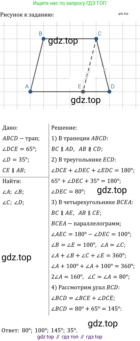 Геометрия, 8 класс Учебник, авторы: Мерзляк Аркадий Григорьевич, Полонский Виталий Борисович, Якир Михаил Семёнович, издательство Просвещение, Москва, 2023, розового цвета, страница 49, номер 246, Решение 2 (2023)