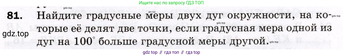 ГДЗ Геометрия, 8 класс Дидактические материалы, авторы: Мерзляк Аркадий Григорьевич, Полонский Виталий Борисович, Рабинович Ефим Михайлович, Якир Михаил Семёнович, издательство Просвещение, Москва, 2021, страница 13, номер 81, Условие 2021