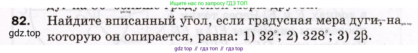 ГДЗ Геометрия, 8 класс Дидактические материалы, авторы: Мерзляк Аркадий Григорьевич, Полонский Виталий Борисович, Рабинович Ефим Михайлович, Якир Михаил Семёнович, издательство Просвещение, Москва, 2021, страница 45, номер 82, Условие 2021