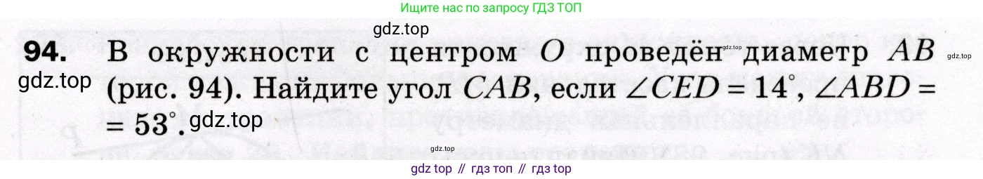 ГДЗ Геометрия, 8 класс Дидактические материалы, авторы: Мерзляк Аркадий Григорьевич, Полонский Виталий Борисович, Рабинович Ефим Михайлович, Якир Михаил Семёнович, издательство Просвещение, Москва, 2021, страница 79, номер 94, Условие 2021
