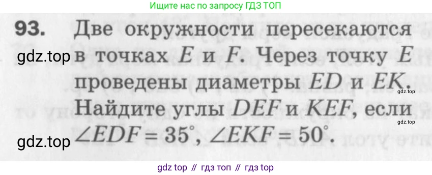 ГДЗ Геометрия, 8 класс Дидактические материалы, авторы: Мерзляк Аркадий Григорьевич, Полонский Виталий Борисович, Рабинович Ефим Михайлович, Якир Михаил Семёнович, издательство Просвещение, Москва, 2021, страница 46, номер 93, Условие 2017