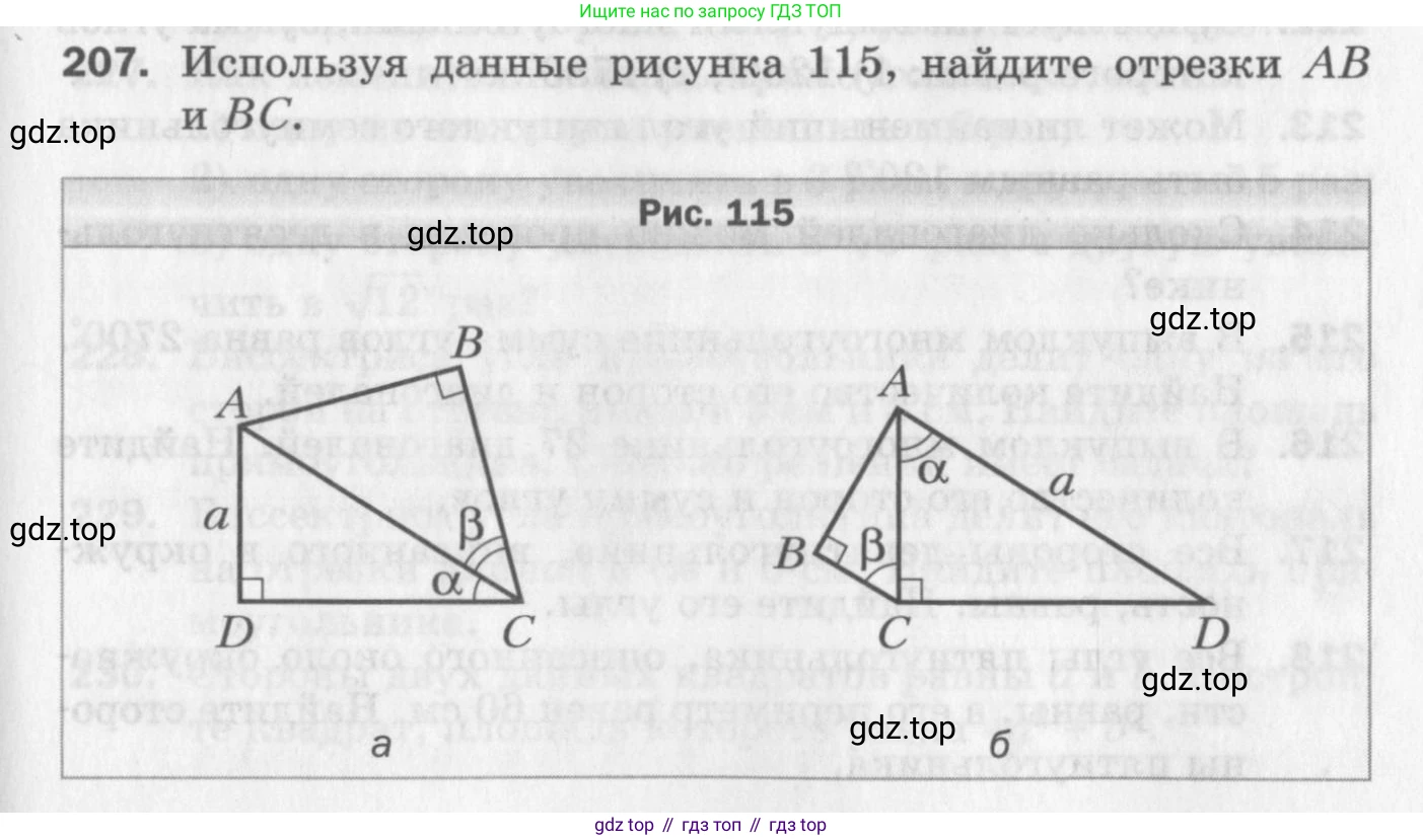 ГДЗ Геометрия, 8 класс Дидактические материалы, авторы: Мерзляк Аркадий Григорьевич, Полонский Виталий Борисович, Рабинович Ефим Михайлович, Якир Михаил Семёнович, издательство Просвещение, Москва, 2021, страница 93, номер 207, Условие 2017