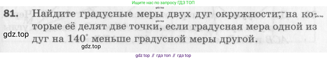 ГДЗ Геометрия, 8 класс Дидактические материалы, авторы: Мерзляк Аркадий Григорьевич, Полонский Виталий Борисович, Рабинович Ефим Михайлович, Якир Михаил Семёнович, издательство Просвещение, Москва, 2021, страница 77, номер 81, Условие 2017