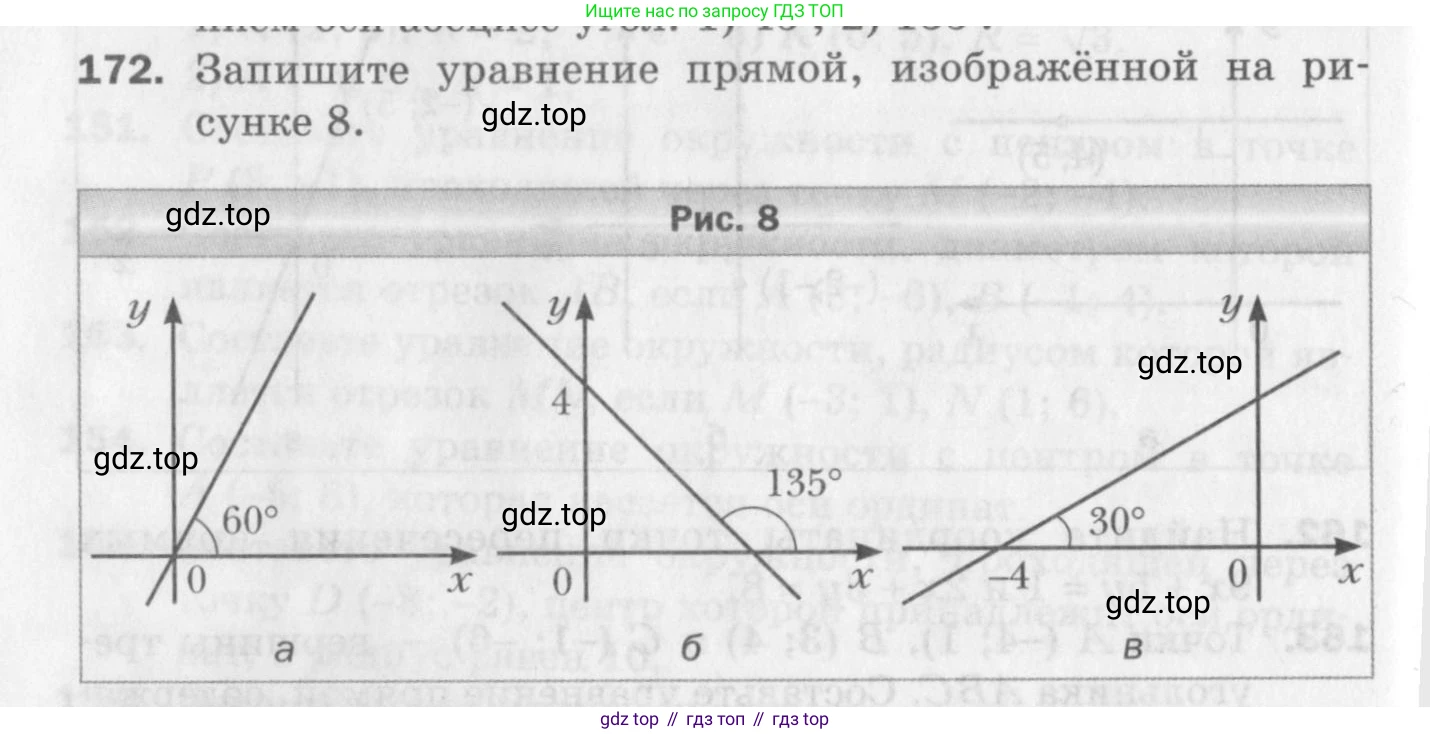 ГДЗ Геометрия, 9 класс Дидактические материалы, авторы: Мерзляк Аркадий Григорьевич, Полонский Виталий Борисович, Рабинович Ефим Михайлович, Якир Михаил Семёнович, издательство Просвещение, Москва, 2021, страница 20, номер 172, Условие 2017