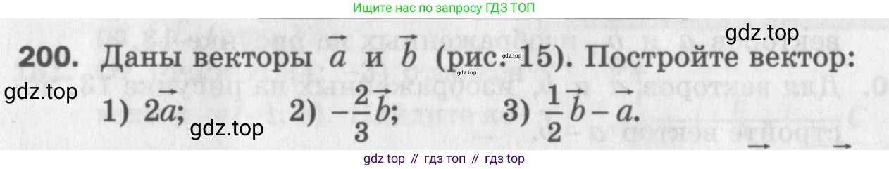 ГДЗ Геометрия, 9 класс Дидактические материалы, авторы: Мерзляк Аркадий Григорьевич, Полонский Виталий Борисович, Рабинович Ефим Михайлович, Якир Михаил Семёнович, издательство Просвещение, Москва, 2021, страница 24, номер 200, Условие 2017