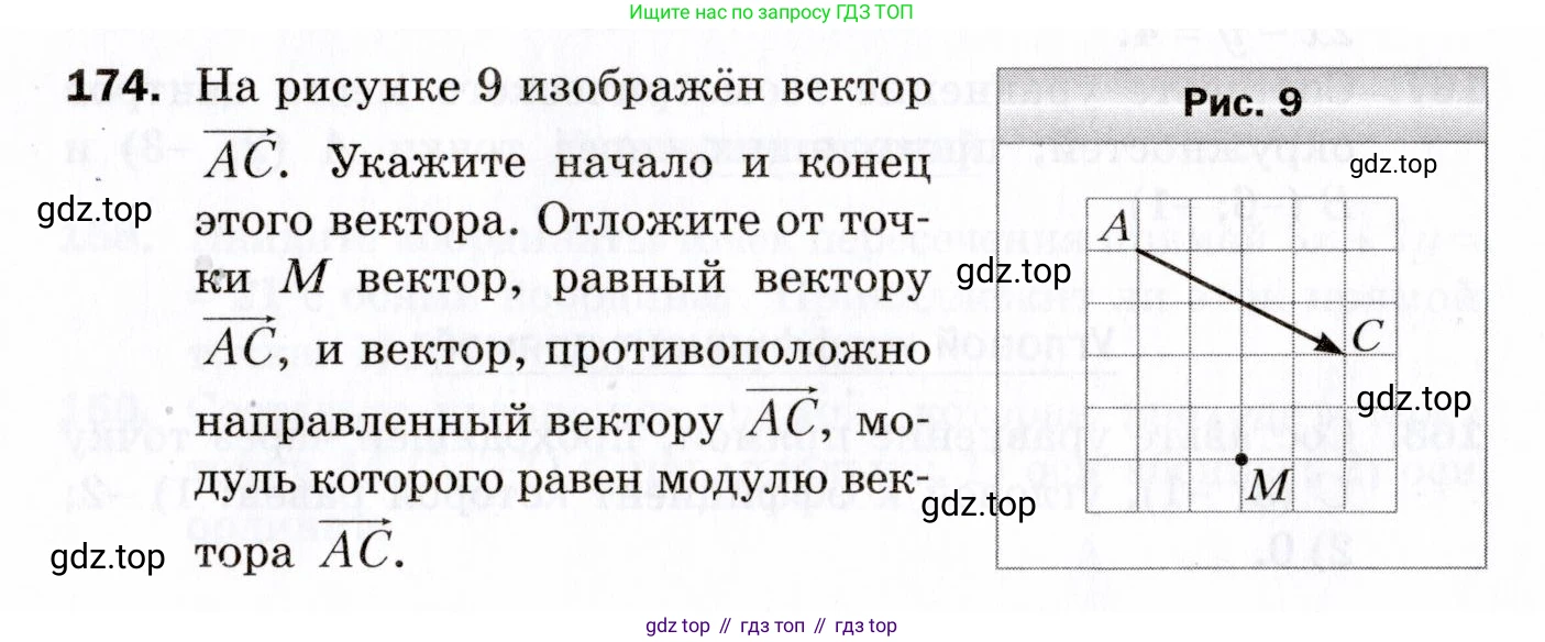 ГДЗ Геометрия, 9 класс Дидактические материалы, авторы: Мерзляк Аркадий Григорьевич, Полонский Виталий Борисович, Рабинович Ефим Михайлович, Якир Михаил Семёнович, издательство Просвещение, Москва, 2021, страница 20, номер 174, Условие 2021