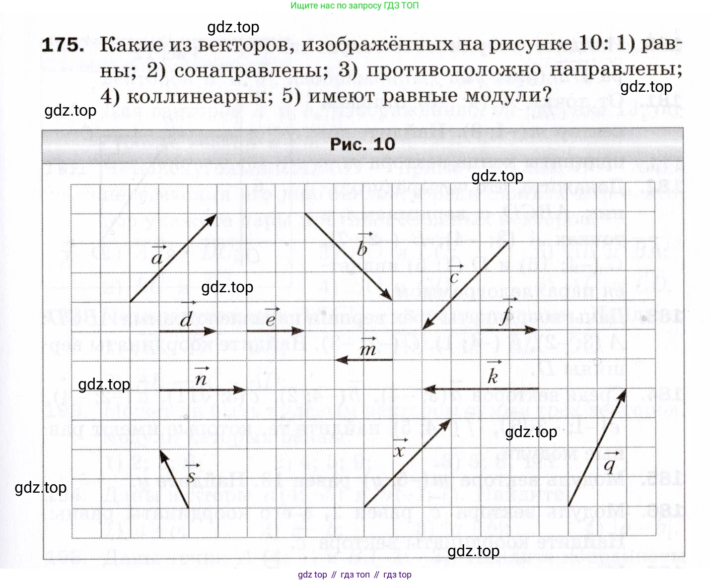 ГДЗ Геометрия, 9 класс Дидактические материалы, авторы: Мерзляк Аркадий Григорьевич, Полонский Виталий Борисович, Рабинович Ефим Михайлович, Якир Михаил Семёнович, издательство Просвещение, Москва, 2021, страница 21, номер 175, Условие 2021