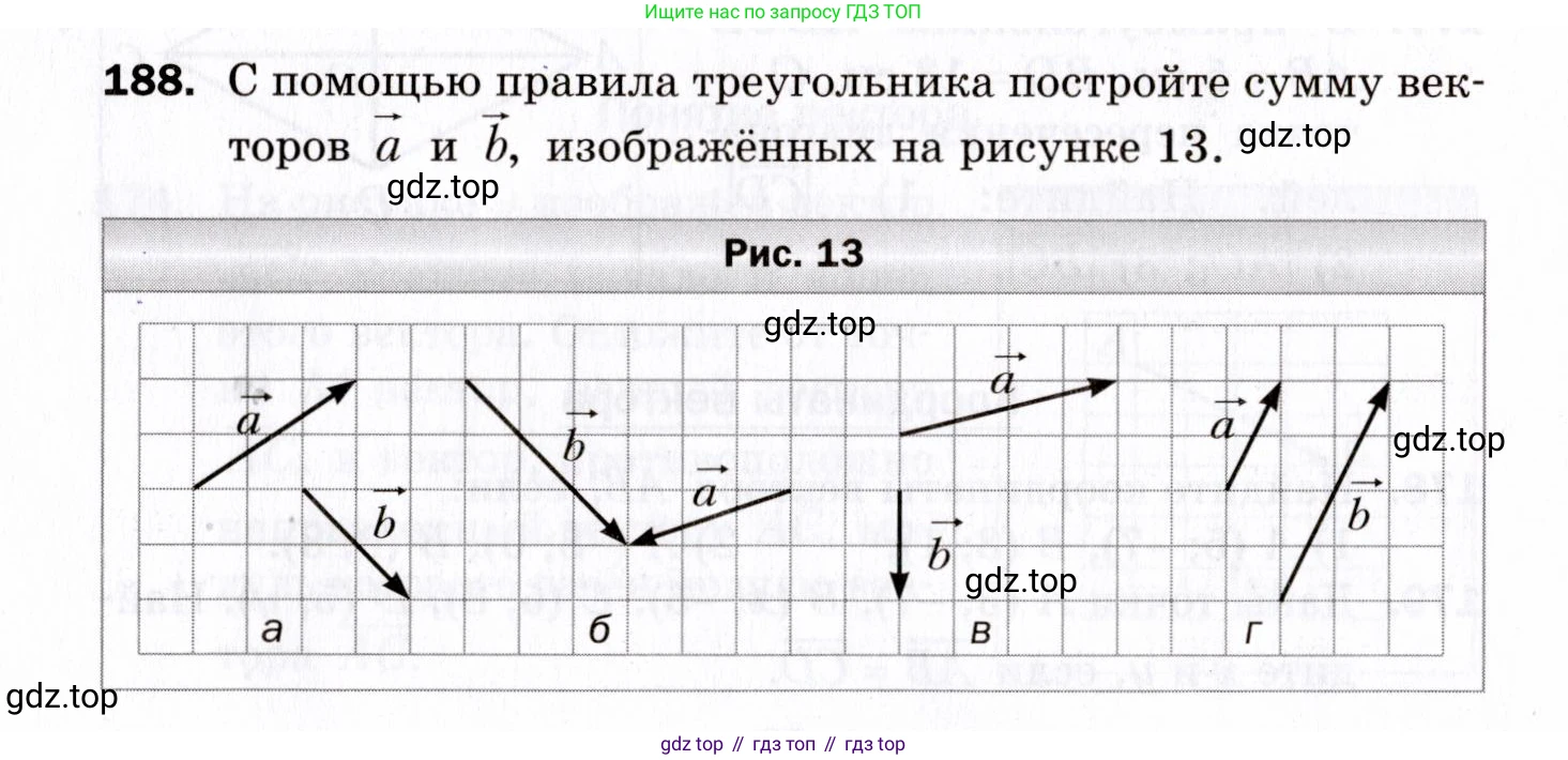 ГДЗ Геометрия, 9 класс Дидактические материалы, авторы: Мерзляк Аркадий Григорьевич, Полонский Виталий Борисович, Рабинович Ефим Михайлович, Якир Михаил Семёнович, издательство Просвещение, Москва, 2021, страница 22, номер 188, Условие 2021