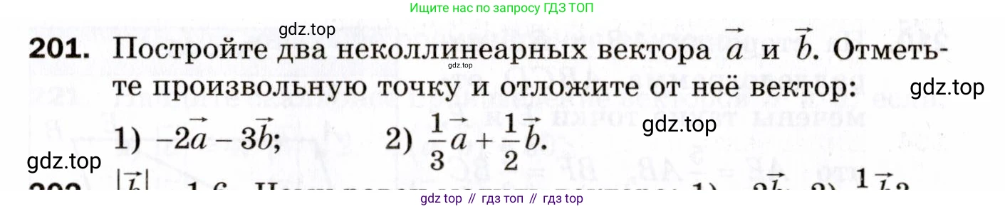 ГДЗ Геометрия, 9 класс Дидактические материалы, авторы: Мерзляк Аркадий Григорьевич, Полонский Виталий Борисович, Рабинович Ефим Михайлович, Якир Михаил Семёнович, издательство Просвещение, Москва, 2021, страница 57, номер 201, Условие 2021
