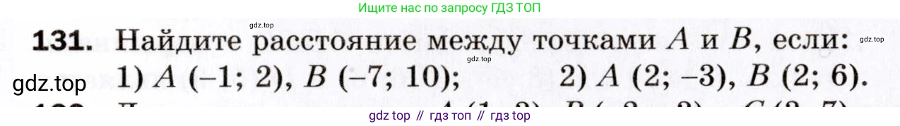 ГДЗ Геометрия, 9 класс Дидактические материалы, авторы: Мерзляк Аркадий Григорьевич, Полонский Виталий Борисович, Рабинович Ефим Михайлович, Якир Михаил Семёнович, издательство Просвещение, Москва, 2021, страница 81, номер 131, Условие 2021