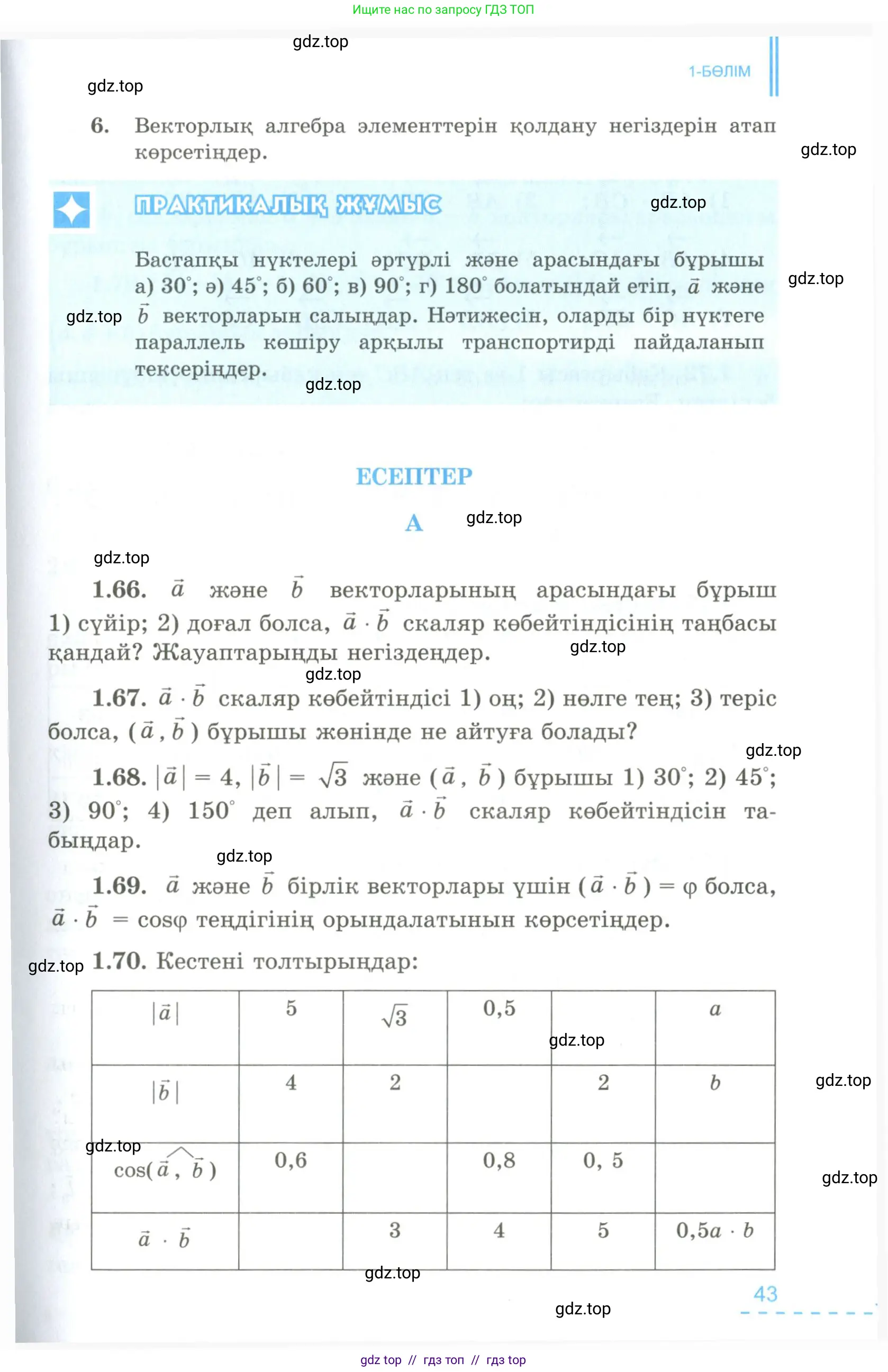Условие kz