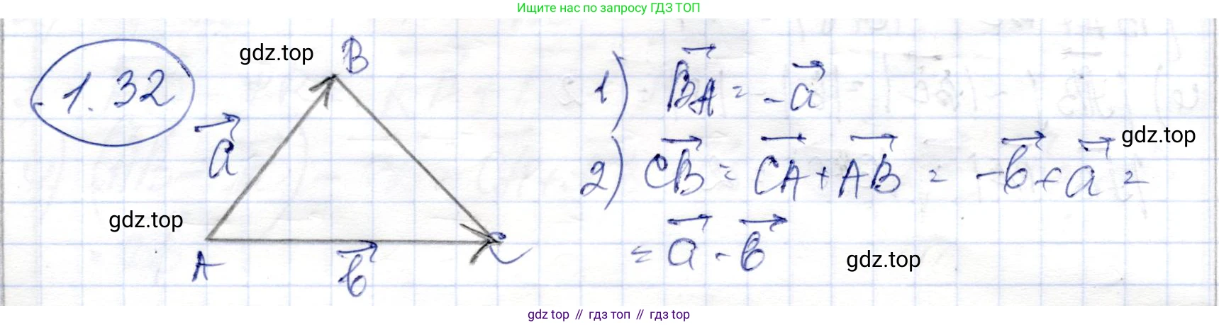 ГДЗ Геометрия, 9 класс Учебник, авторы: Шыныбеков Абдухали Насырович, Шыныбеков Данияр Абдухалиевич, Жумабаев Ринат Нурланович, издательство Атамұра, Алматы, 2019, голубого цвета, страница 28, номер 1.32, Решение