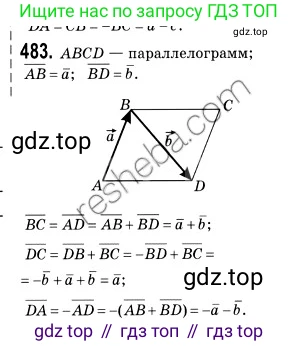 ГДЗ Геометрия, 9 класс Учебник, авторы: Мерзляк Аркадий Григорьевич, Полонский Виталий Борисович, Якир Михаил Семёнович, издательство Просвещение, Москва, 2019, оранжевого цвета, страница 120, номер 483, Решение 2
