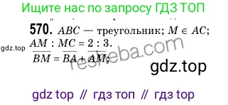 ГДЗ Геометрия, 9 класс Учебник, авторы: Мерзляк Аркадий Григорьевич, Полонский Виталий Борисович, Якир Михаил Семёнович, издательство Просвещение, Москва, 2019, оранжевого цвета, страница 133, номер 570, Решение 2