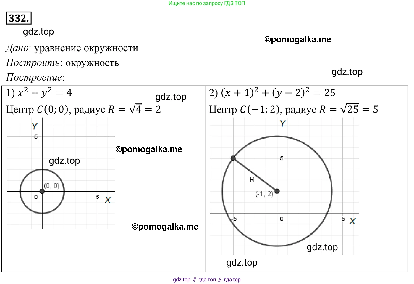 ГДЗ Геометрия, 9 класс Учебник, авторы: Мерзляк Аркадий Григорьевич, Полонский Виталий Борисович, Якир Михаил Семёнович, издательство Просвещение, Москва, 2019, оранжевого цвета, страница 84, номер 332, Решение 4